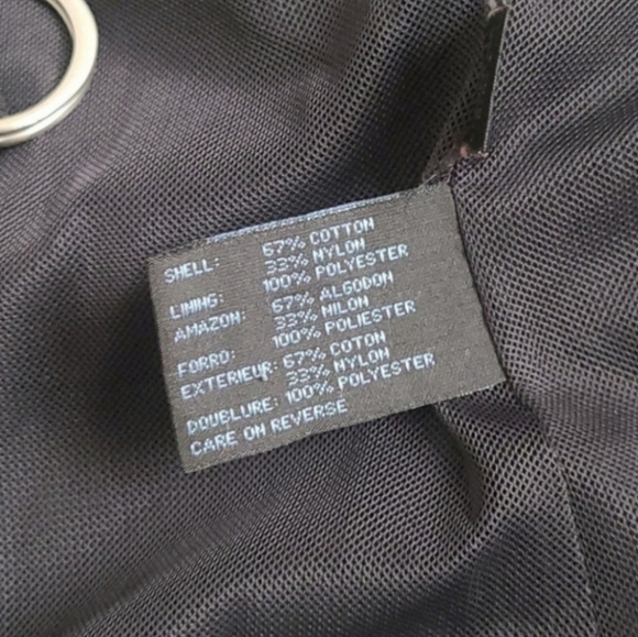 Nine West M Black Lightweight Moto Buckle Spring/Fall Outerwear Jacket - Picture 12 of 12